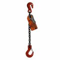 Hsi Sngl Leg Chain Slng, 3/4 in L, 22 in L, Grab Hook to Slip Hook, 35,300lb Lmt 10SGS3/4-22